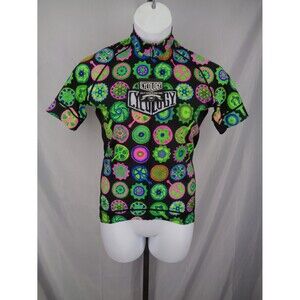 Cycology Performance Zip Cycling Jersey Top Women 2XL Cycodelic Short Sleeve New